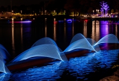 Mark Bingeman - Kayak Light Painting Lumens Festival